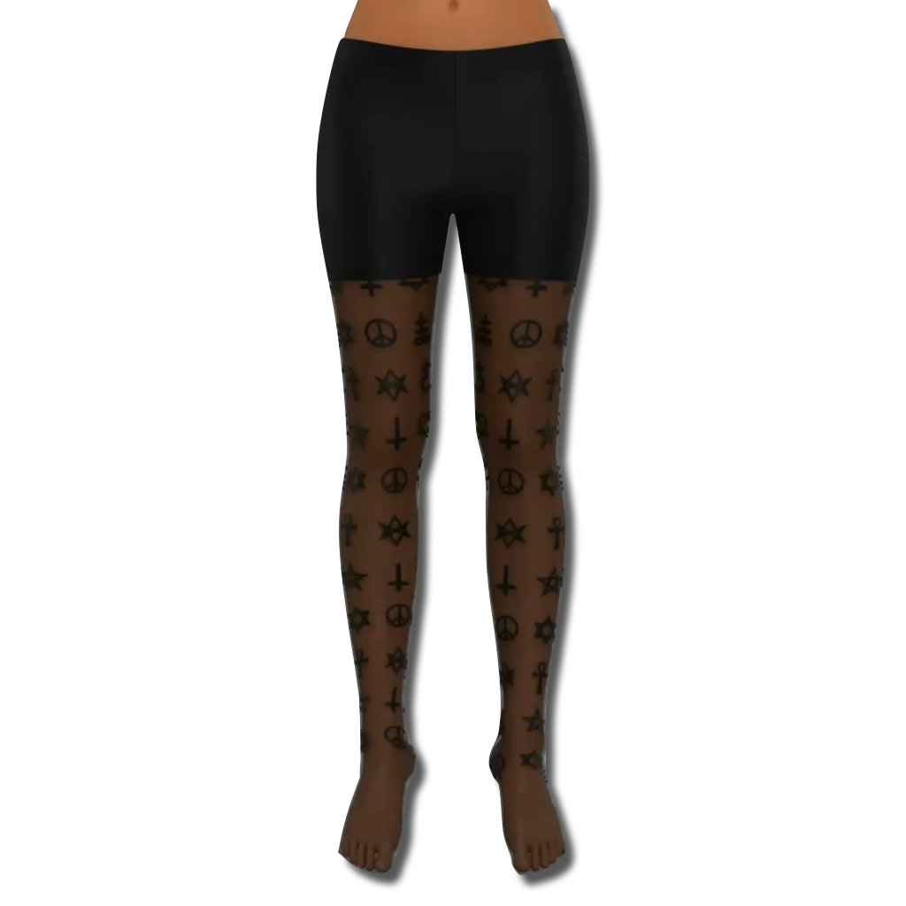 Occulted Stockings | Mystical Nylon Blend Tights