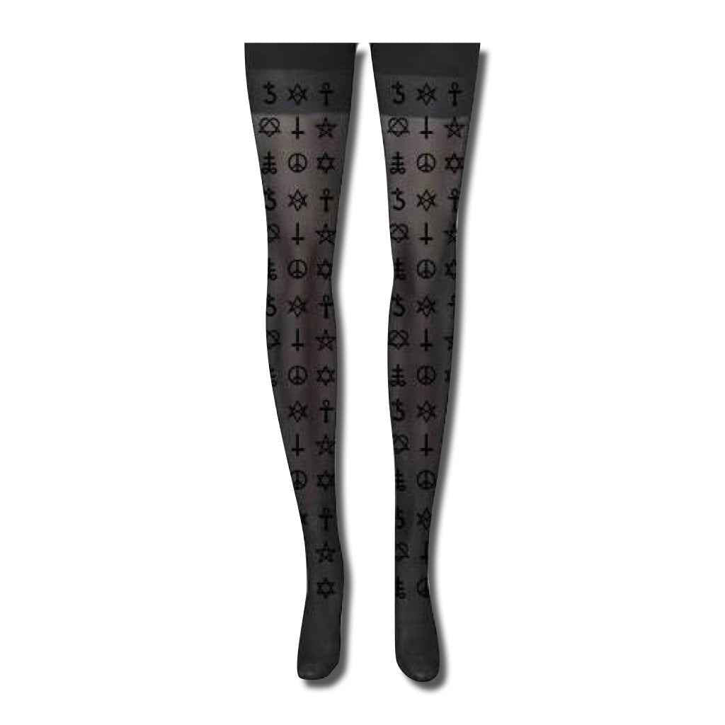 Occulted Stockings | Mystical Nylon Blend Tights