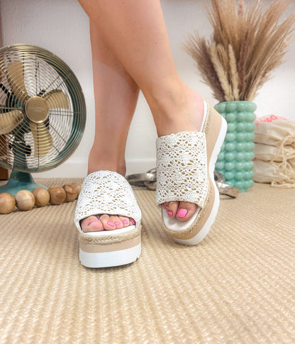 Ophelia Wedges in White