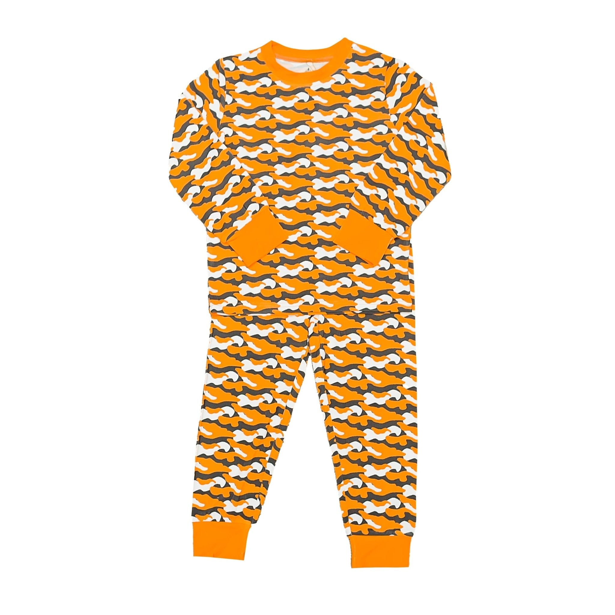Orange Camo Bamboo Pajamas - Lolomo!