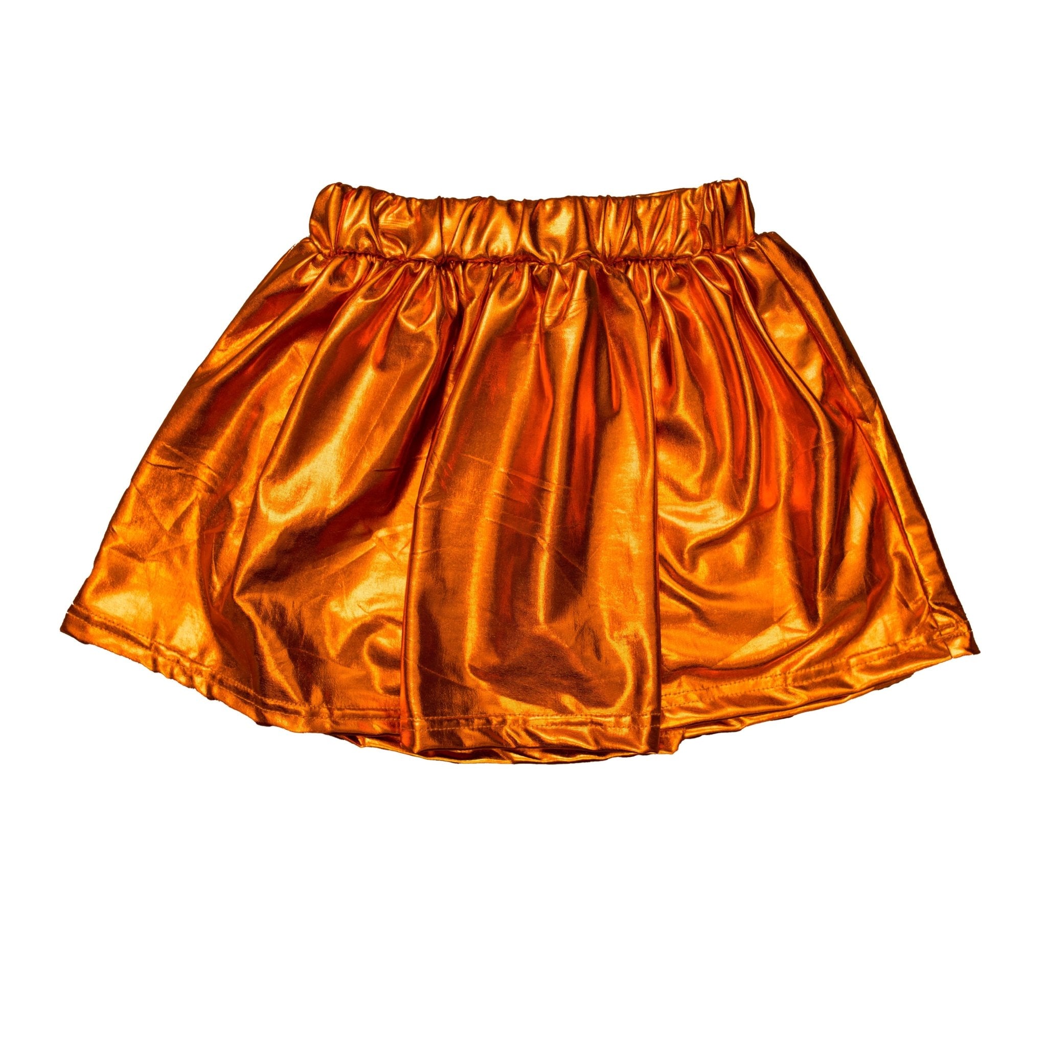 Orange Metallic Adult Skort - Lolomo!