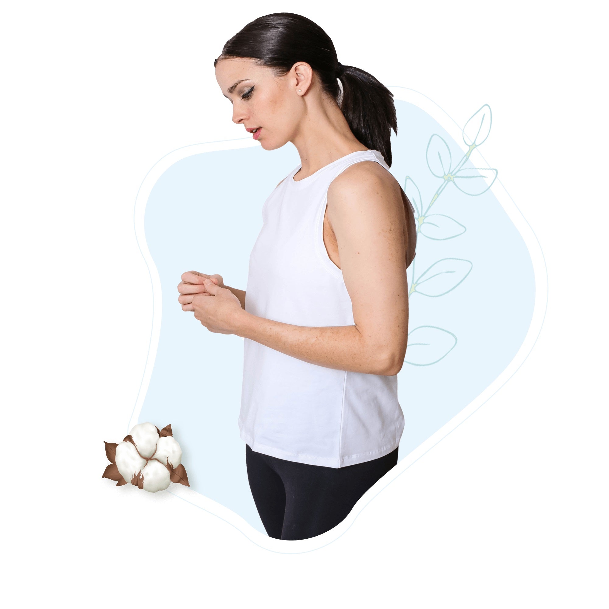 Camisetas sin mangas para mujer