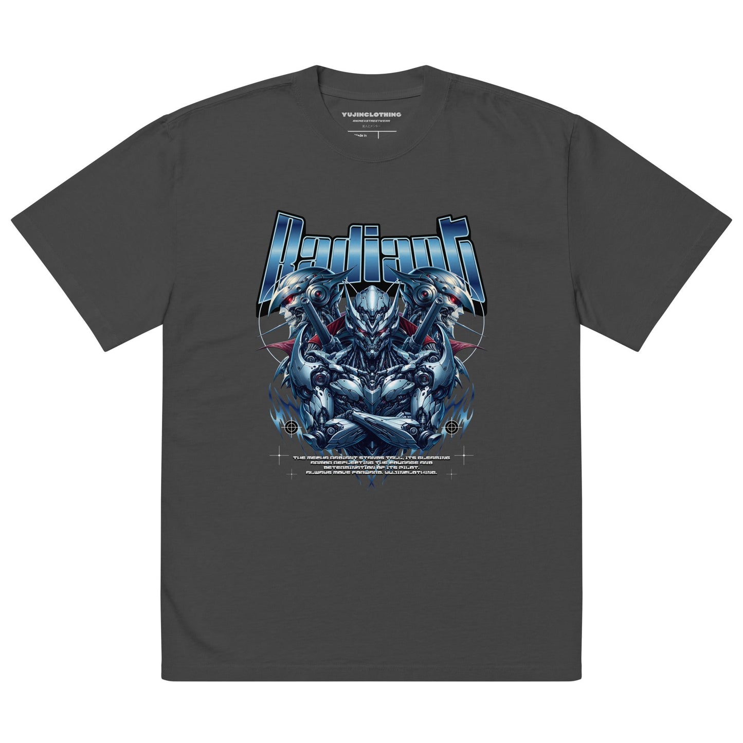 T-shirt surdimensionné délavé et radieux