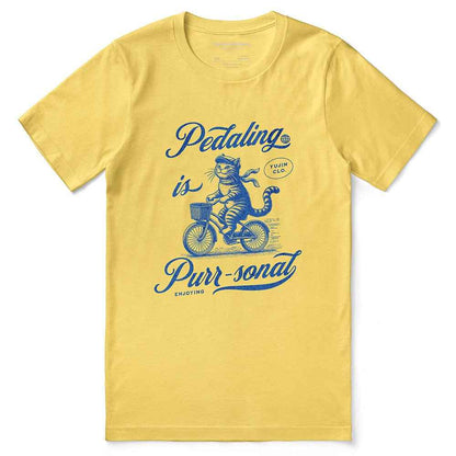 Pedaling Cat T-Shirt
