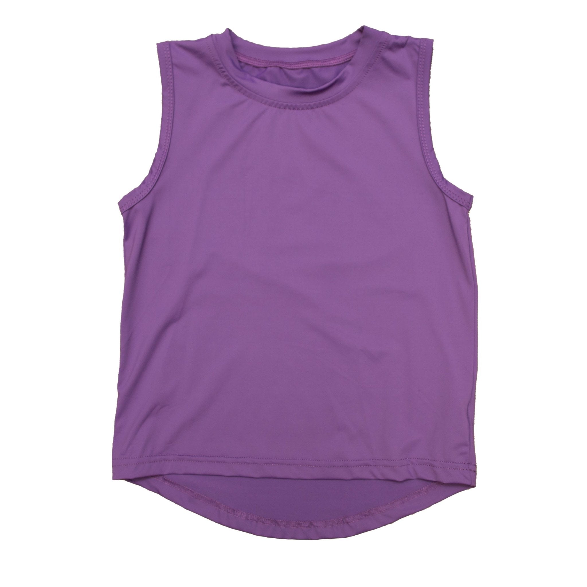 Plum High Low Kid Tank - Lolomo!