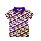 Purple and Yellow Camo Polo - Lolomo!