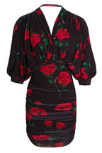 Ruched Batwing Mini Dress - Lolomo!