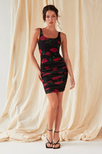 Ruched Bodycon Mini Dress - Lolomo!