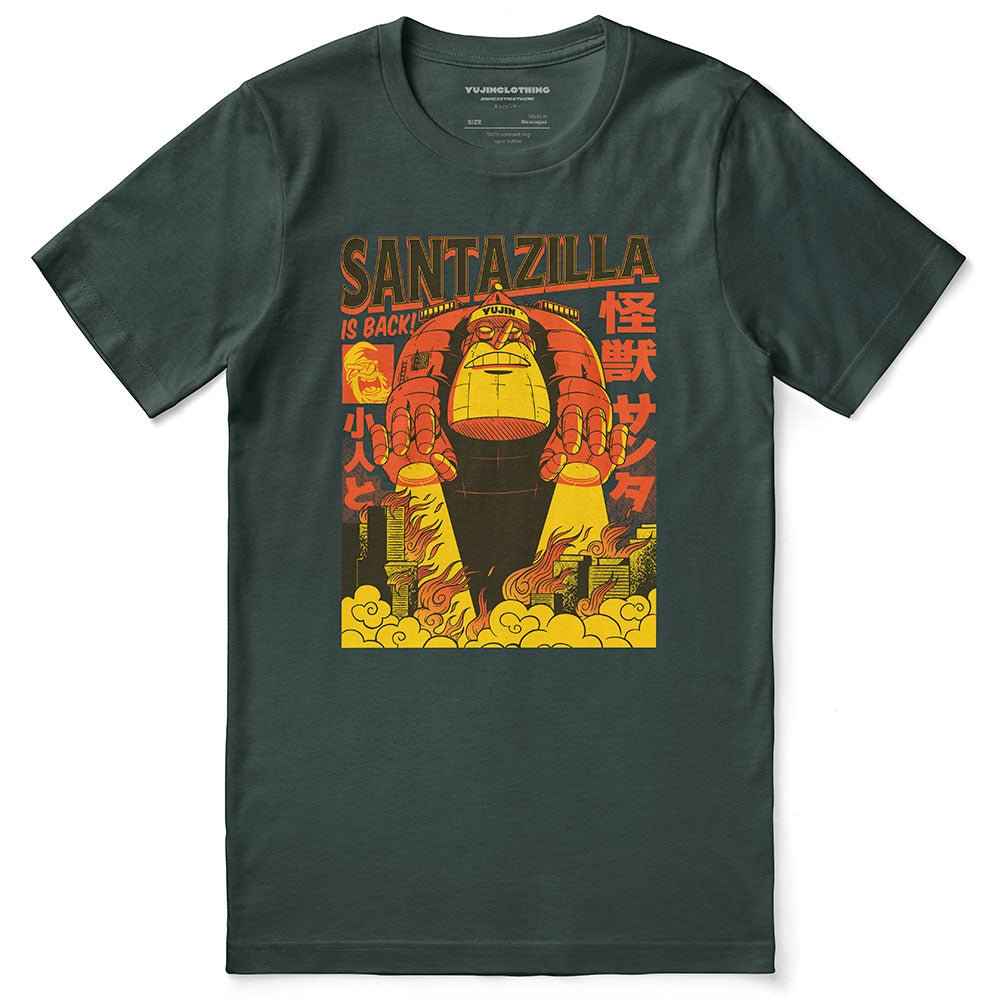 Santazilla Christmas T-Shirt