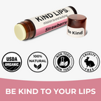 Bálsamo labial orgánico de fresa