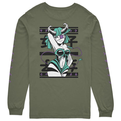 Sexy Demon Long Sleeve T-Shirt - Lolomo!