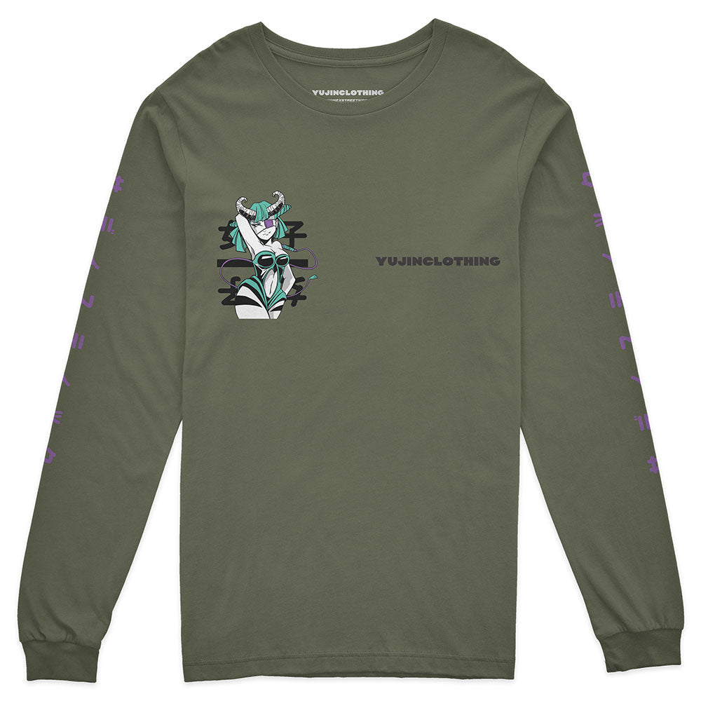 Sexy Demon Long Sleeve T-Shirt - Lolomo!