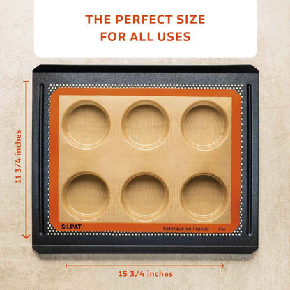 Silpat 6 Hole Large Round Mold