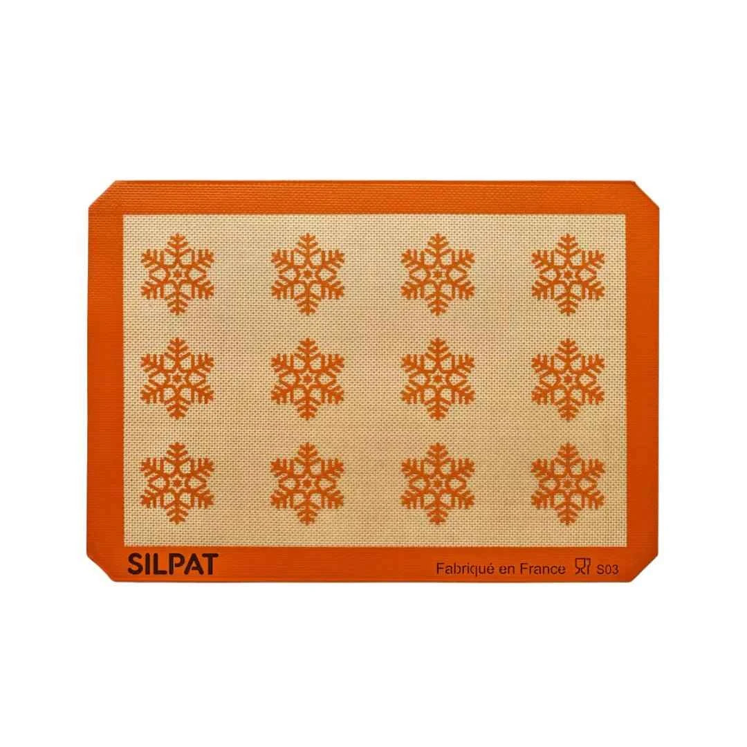 Silpat Snowflake Half Size Baking Mat - Limited Edition - Lolomo!