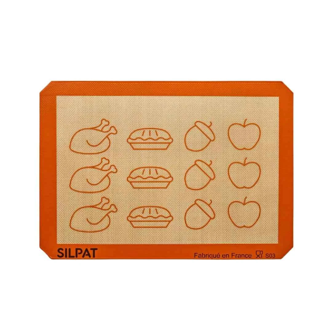 Silpat Thanksgiving Half Size Baking Mat - Limited Edition