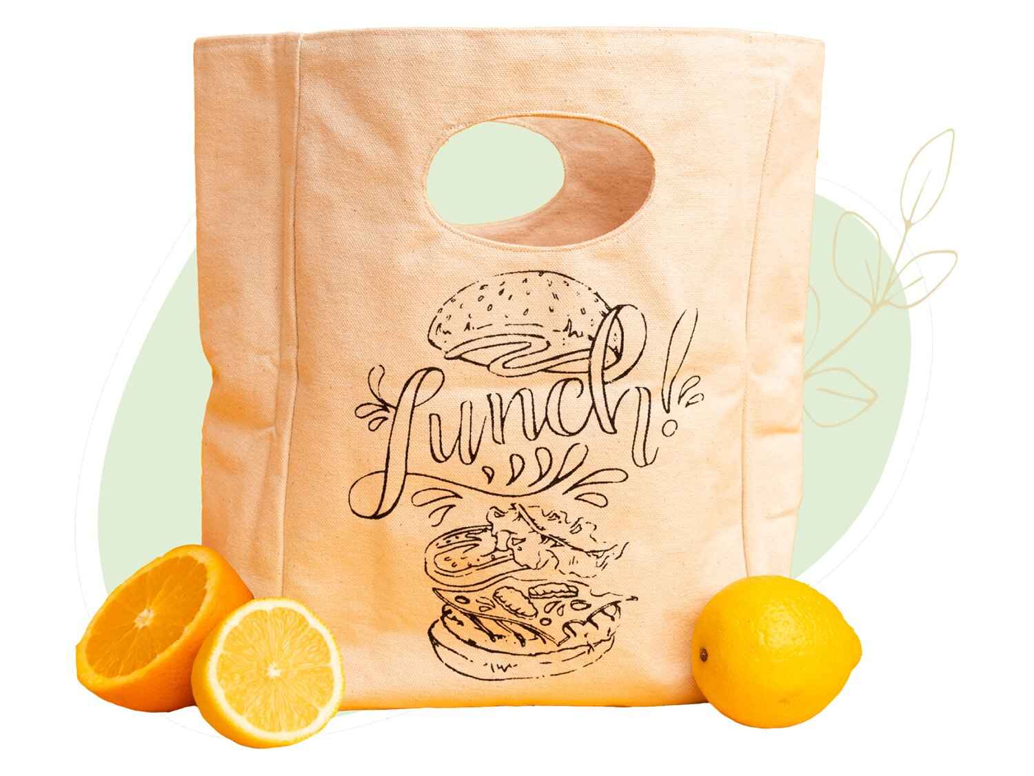 Bolsa de almuerzo de lona