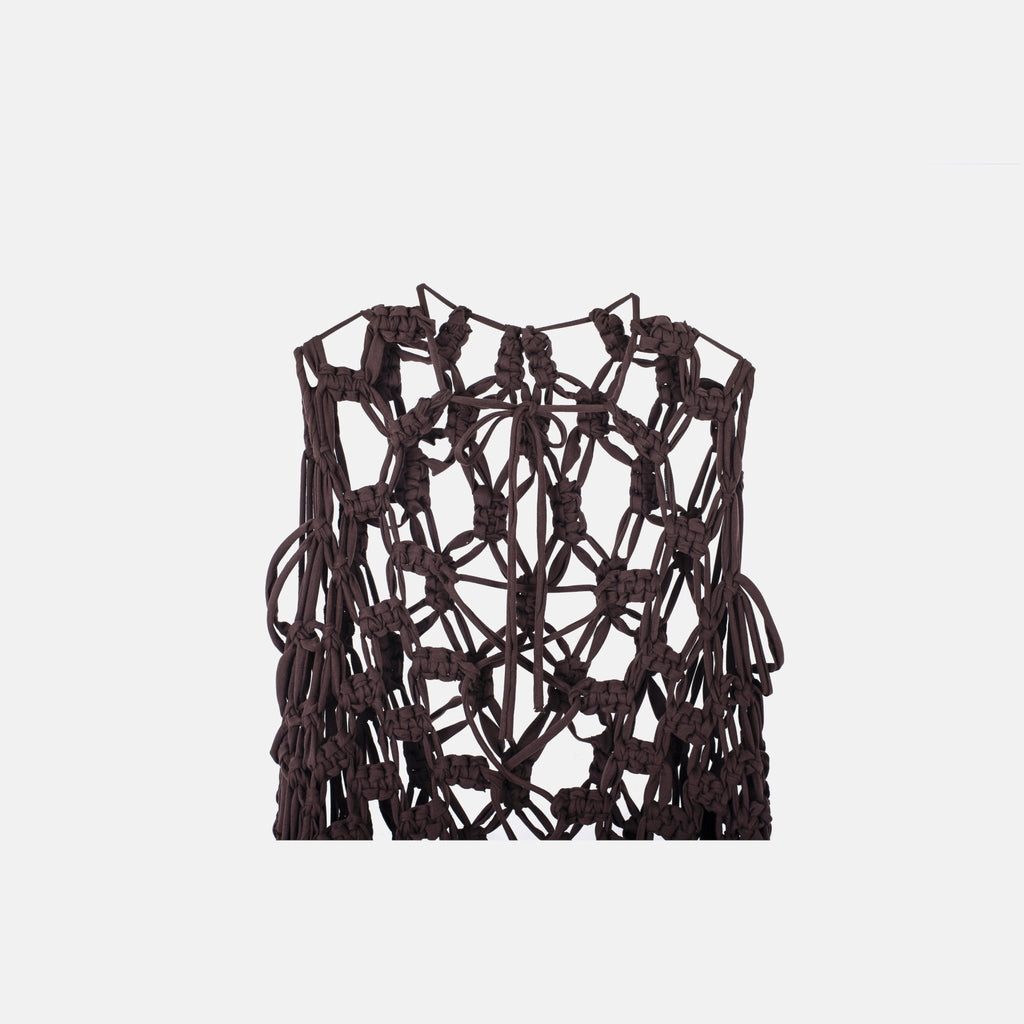 Skadi Macrame Overlay Brown - Lolomo!