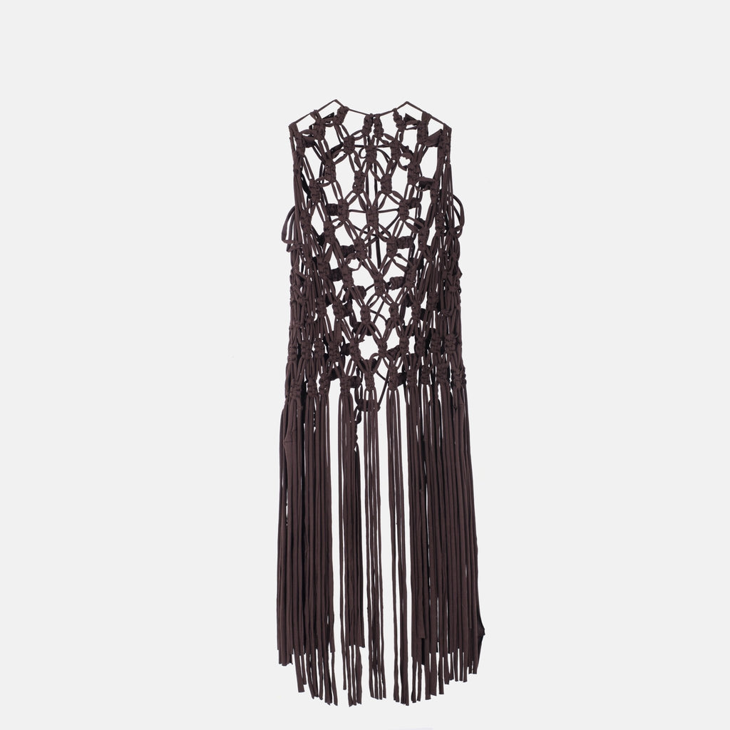 Skadi Macrame Overlay Brown - Lolomo!