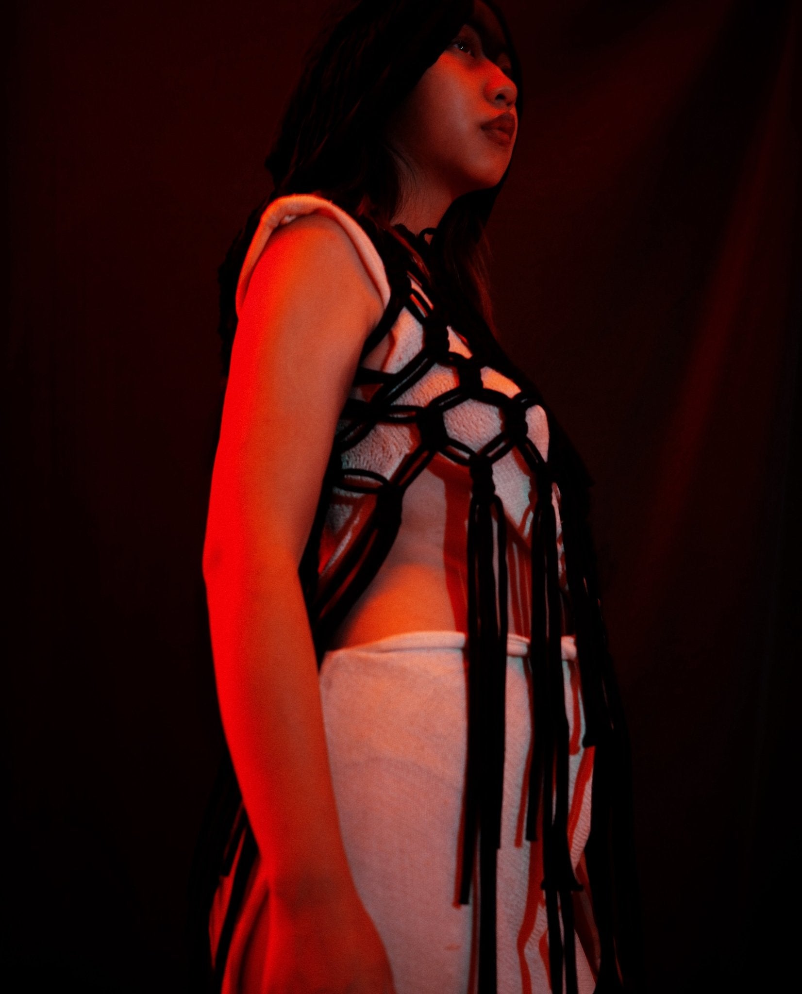 Skadi Macrame Top Black - Lolomo!