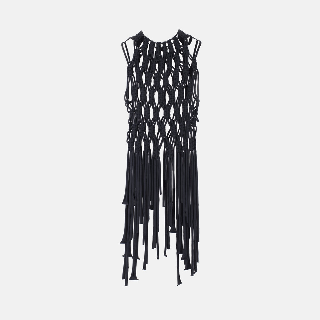 Skadi Macrame Top Black - Lolomo!