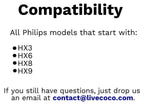 LiveCoco™ Philips Sonicare compatible Electric Brush Heads