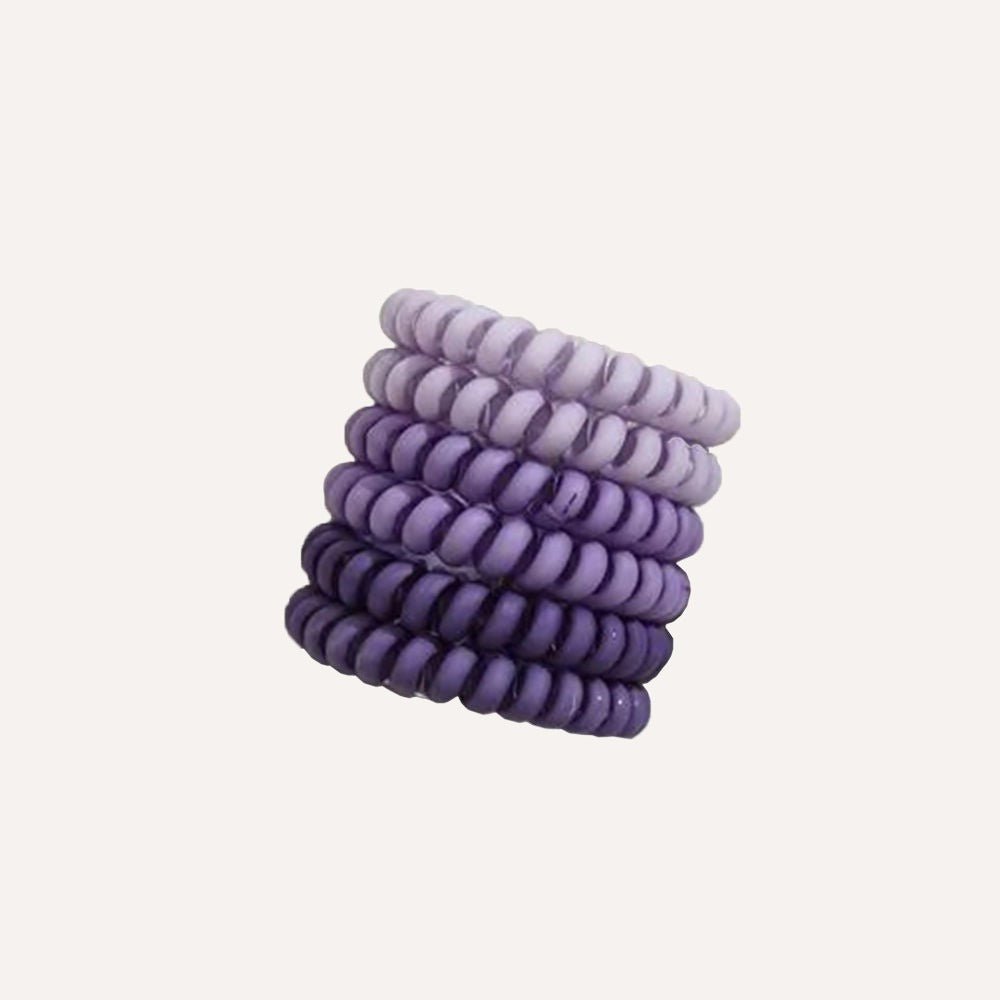 Spiral Hair Ties – No Breakage, No Crease, All-Day Hold