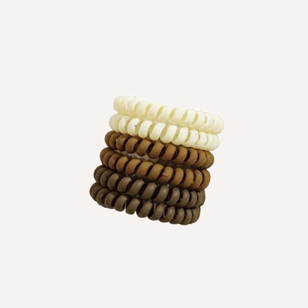 Spiral Hair Ties – No Breakage, No Crease, All-Day Hold