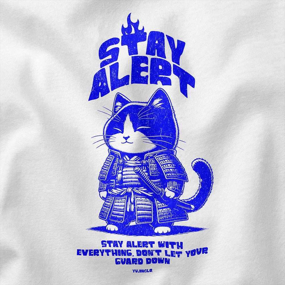Stay Alert Cat T-Shirt