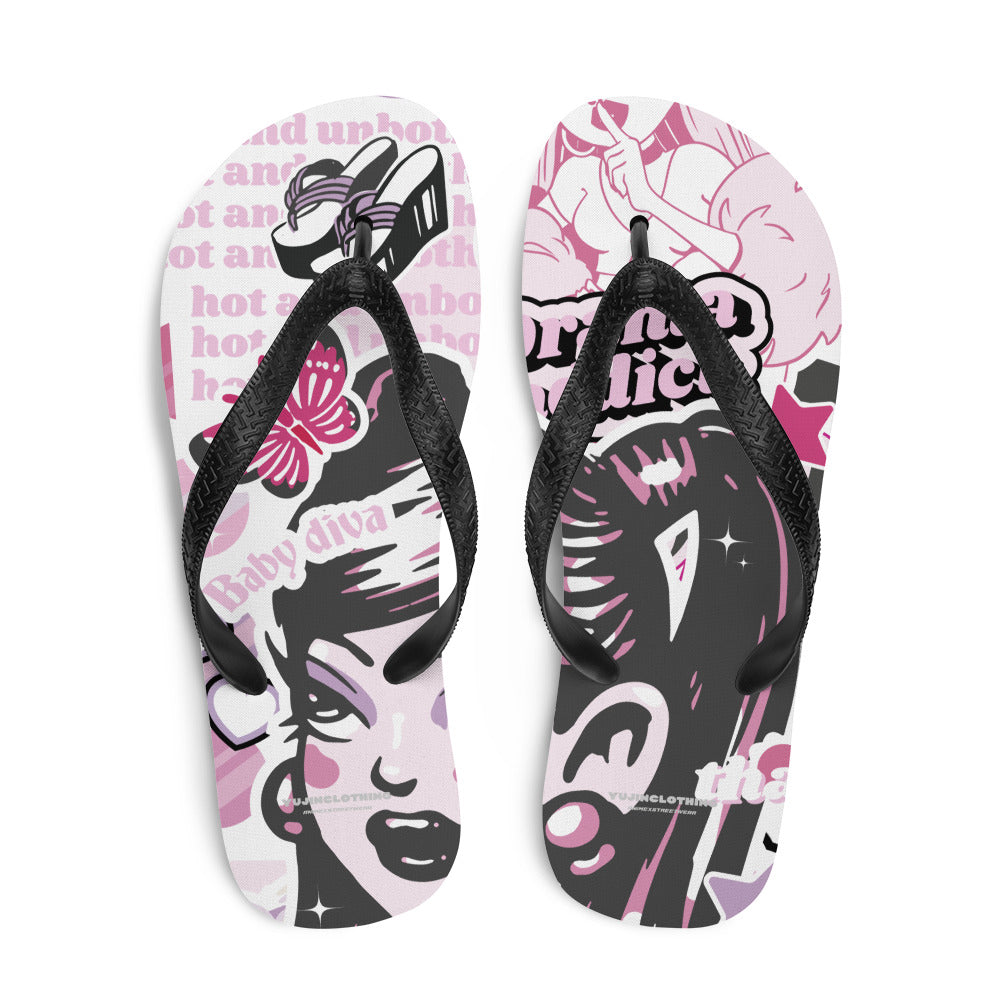 Tongs pour accro au drame