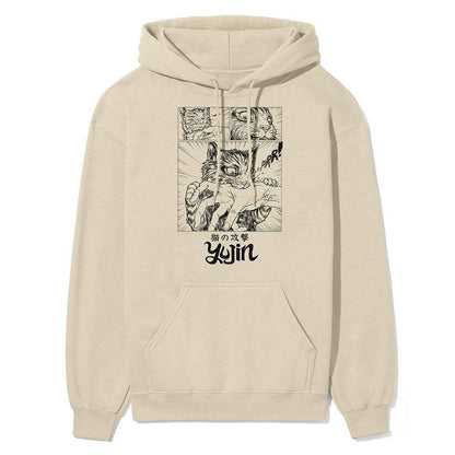 Sudden Attack Cat Hoodie