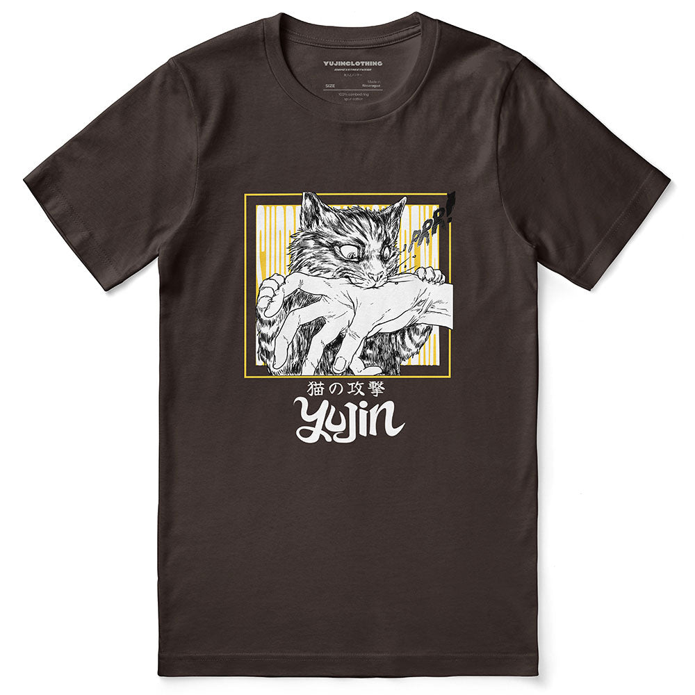 Sudden Bite Cat T-Shirt - Lolomo!