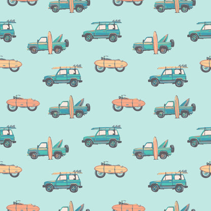 Surfing Beach Summer Pajama Set