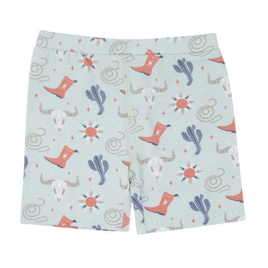 Bulls Boots Lasso Western Summer Pajama Set