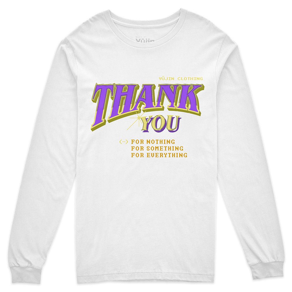 Thank You Long Sleeve T-Shirt - Lolomo!