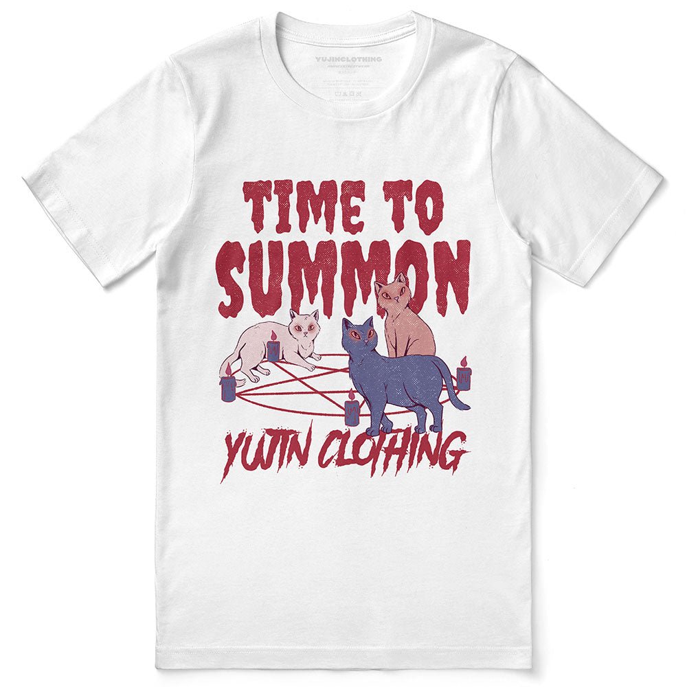 Time To Summon Cat T-Shirt - Lolomo!