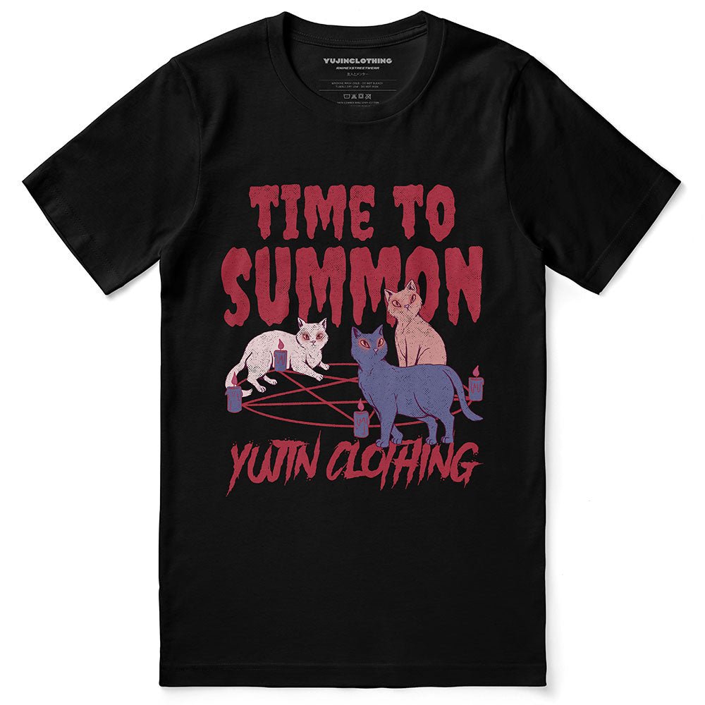 Time To Summon Cat T-Shirt - Lolomo!