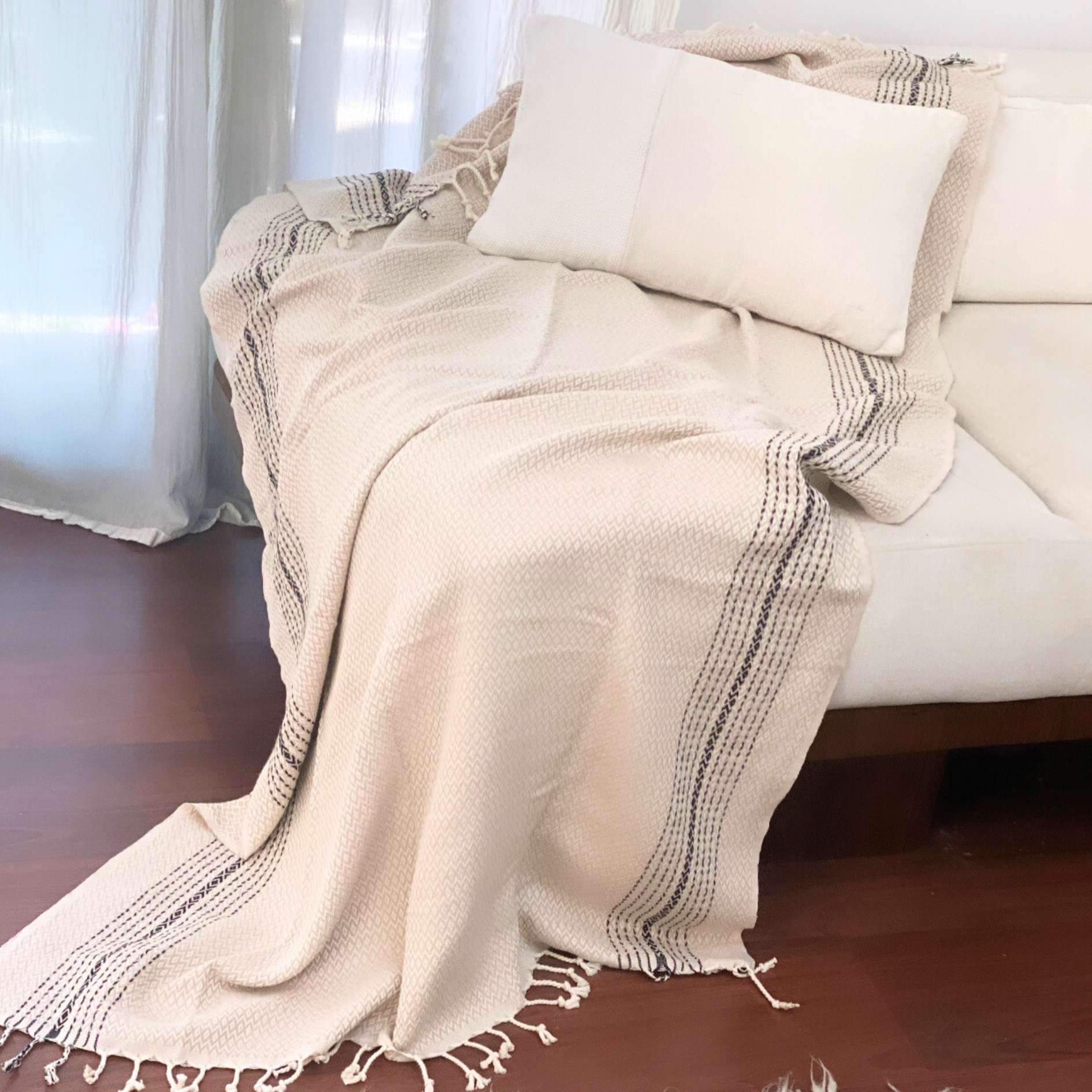 Serviette turque – Coton léger, à séchage rapide et tissé à la main