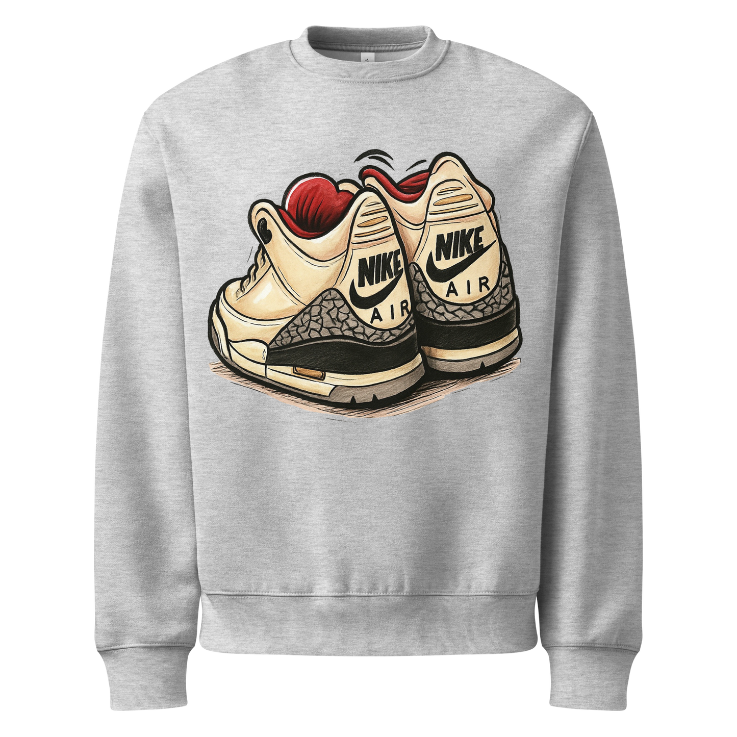 Sole Providerz™ "Vintage" AJ 3 Oversized Heavyweight Sweatshirt