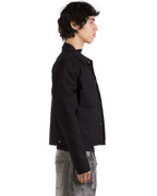 BLACK UTILITY WORK JACKET