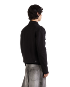 BLACK UTILITY WORK JACKET