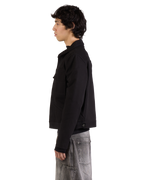 BLACK UTILITY WORK JACKET
