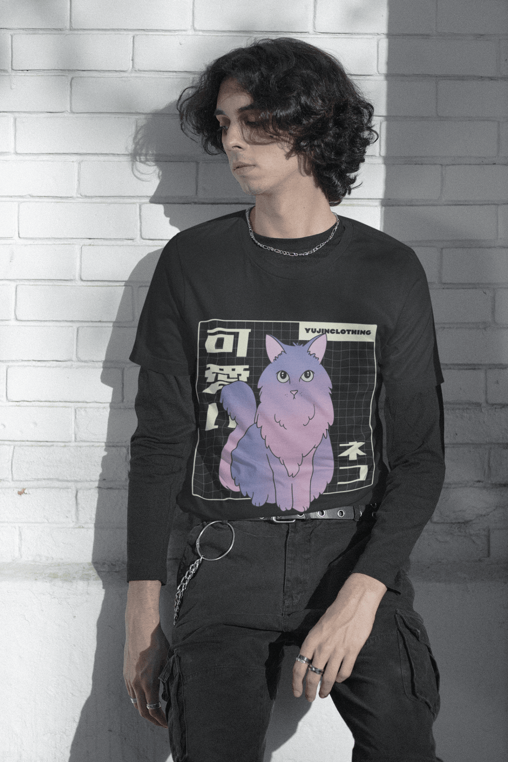 Vaporwave Cat T-Shirt - Lolomo!