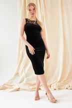Velvet Bodycon Dress - Lolomo!