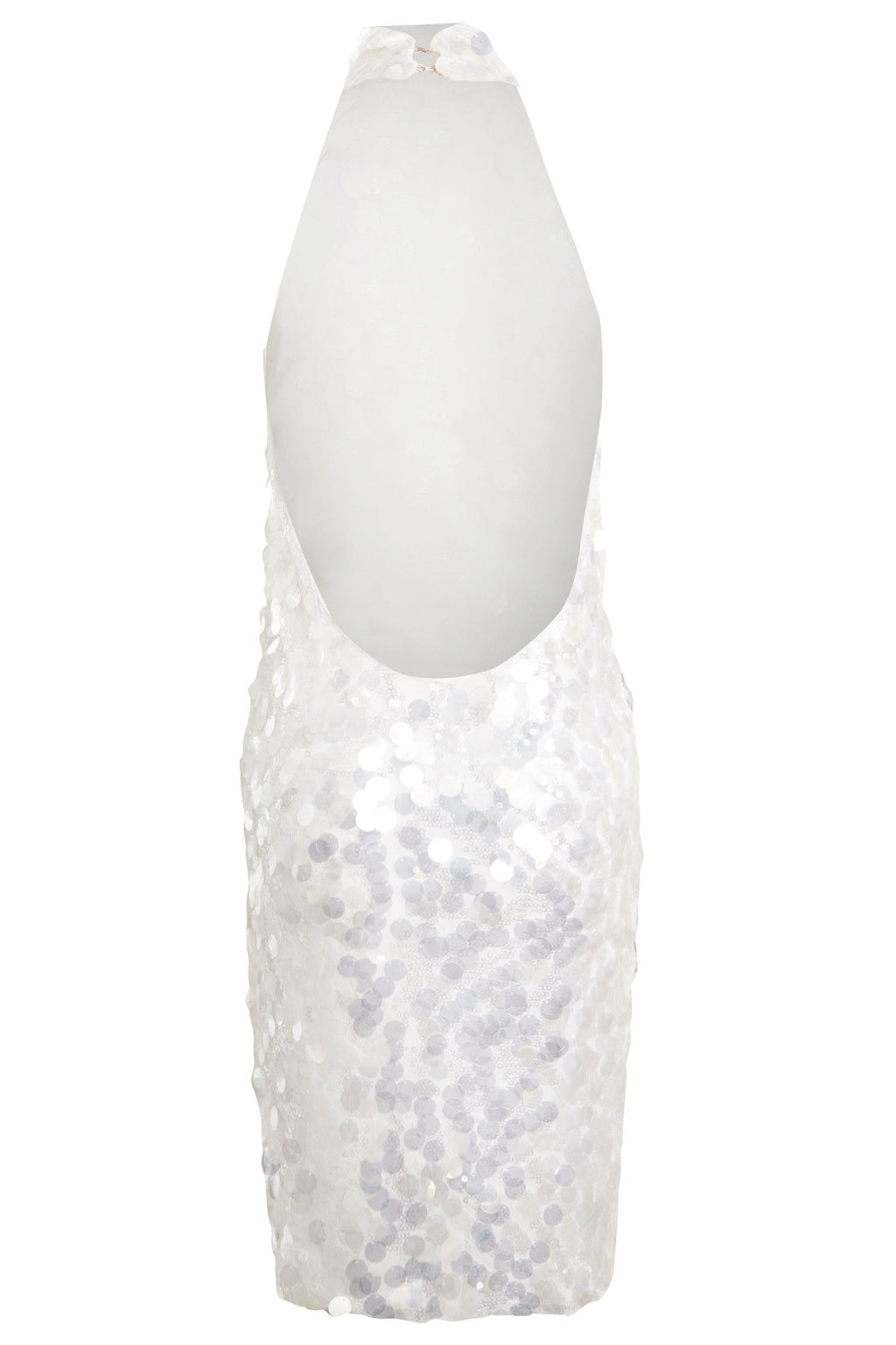 White Backless Mini Dress - Lolomo!