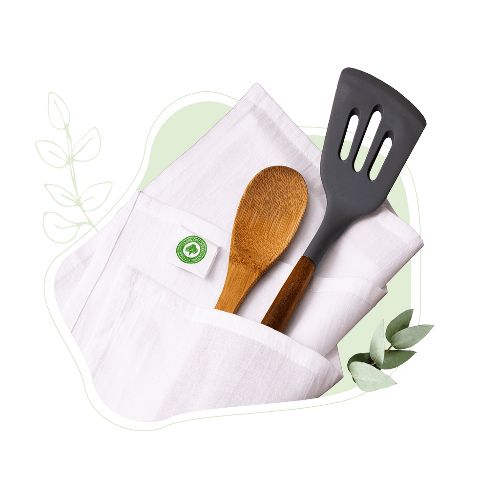 Toallas de cocina hechas con sacos de harina