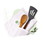 Toallas de cocina hechas con sacos de harina