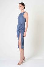 Midi Dress in Denim