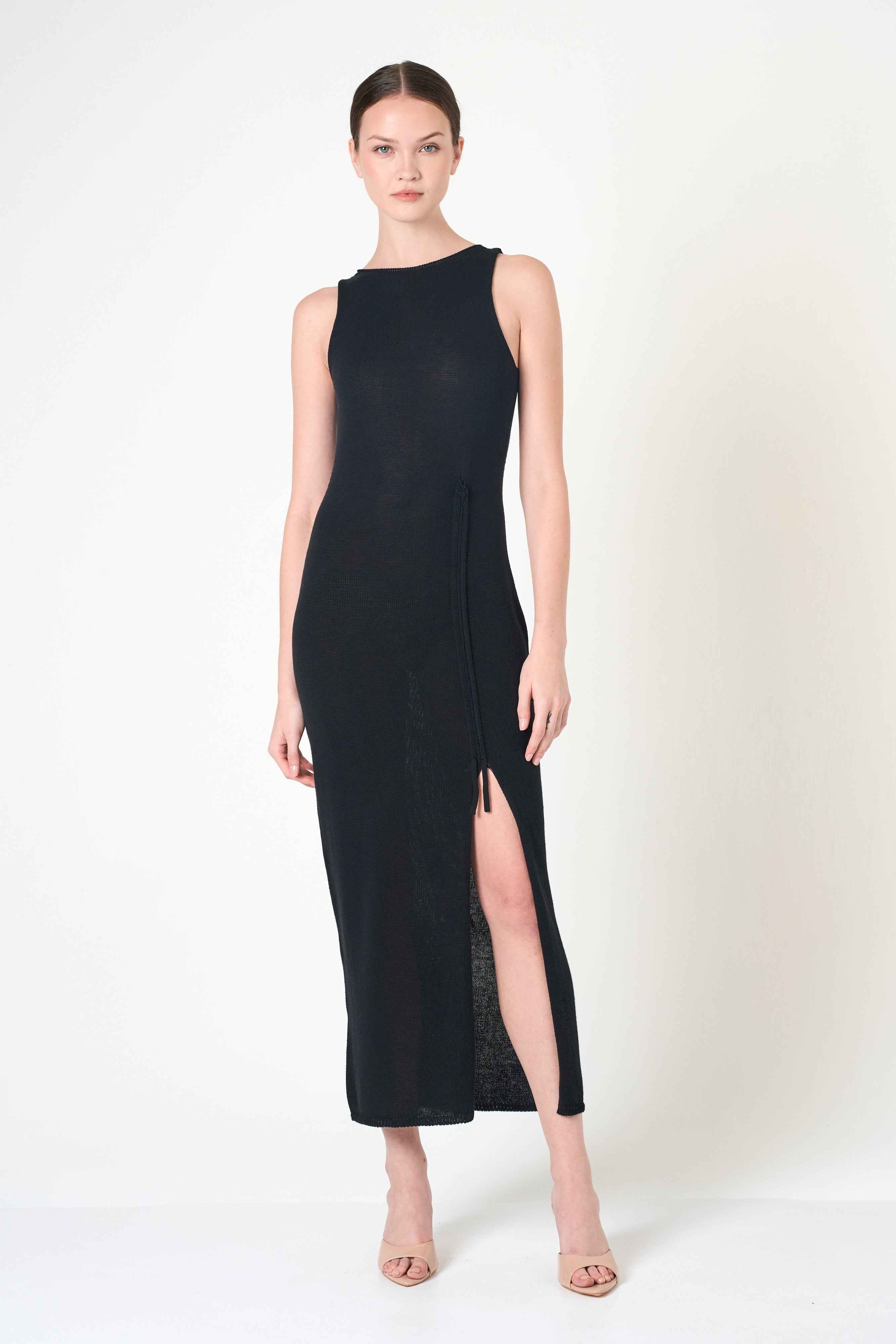 Midi Dress in Black