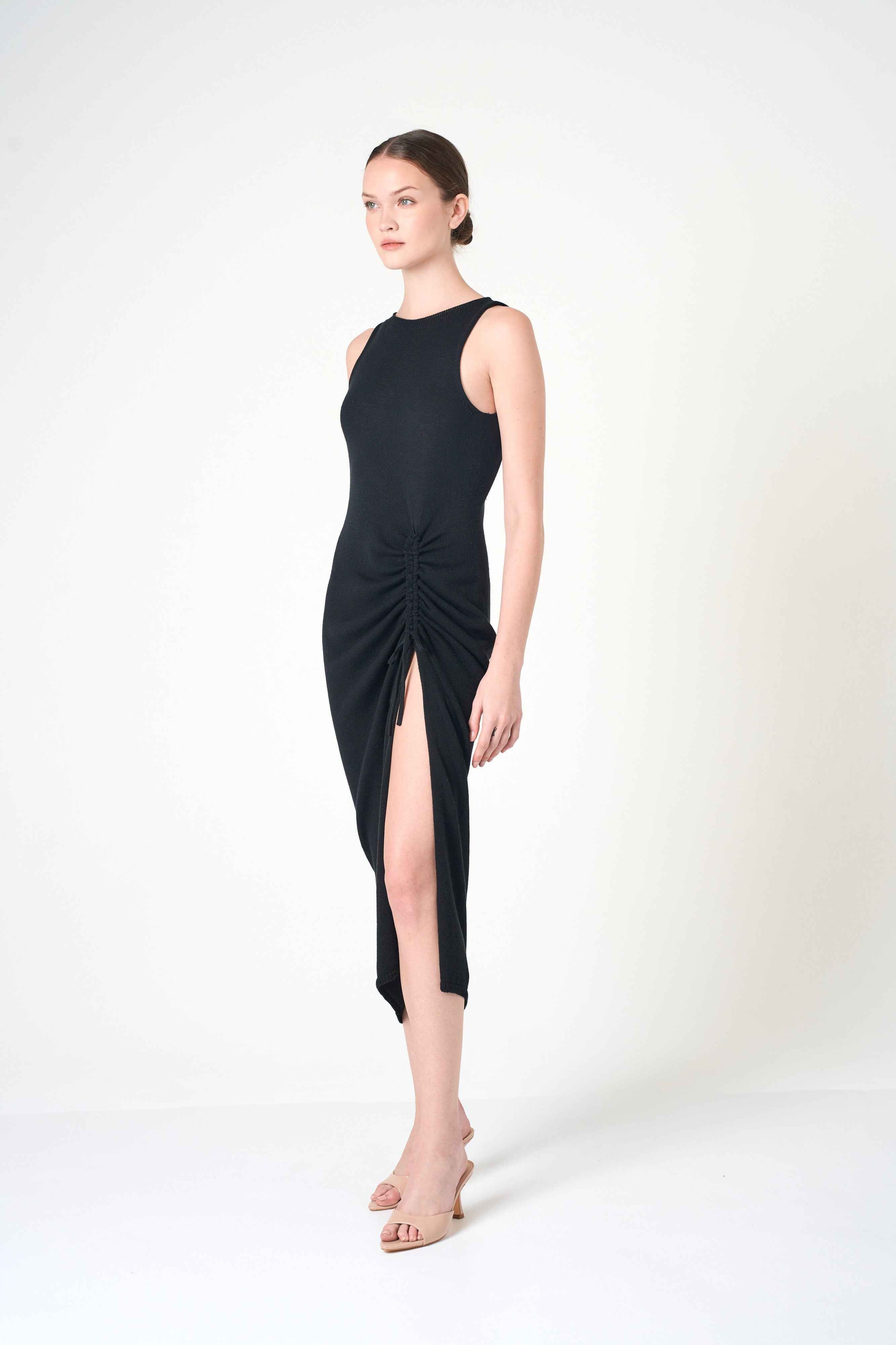 Midi Dress in Black